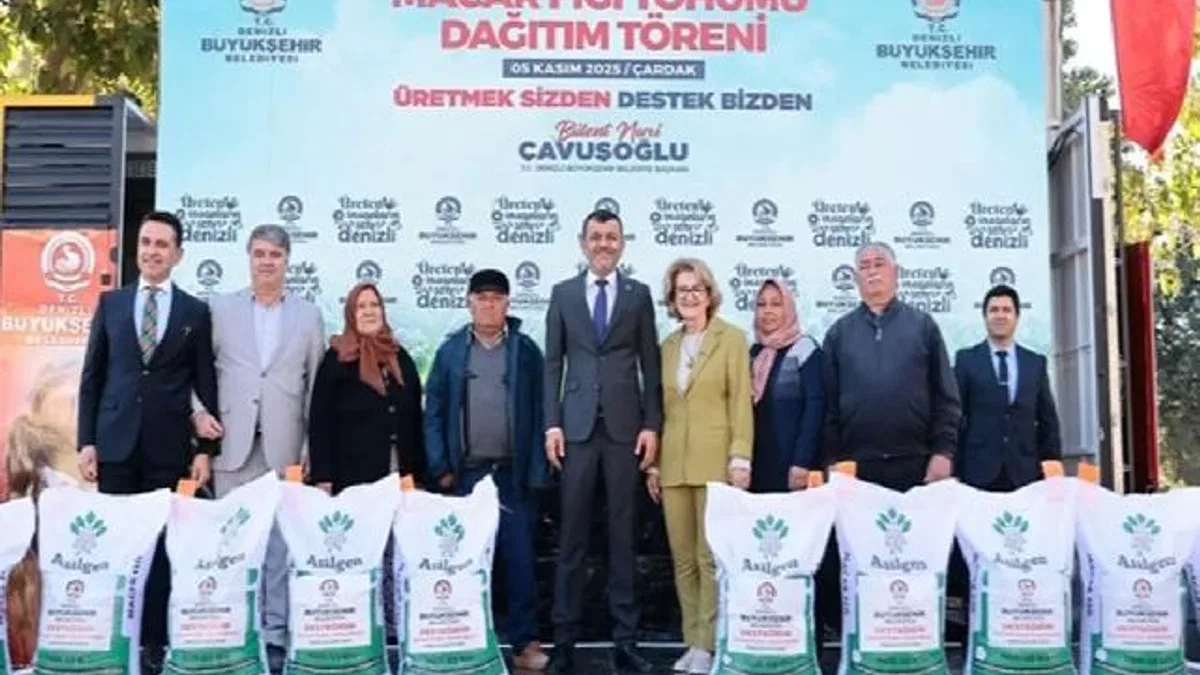 Denizli’de üreticiye 44 tonluk tohum desteği