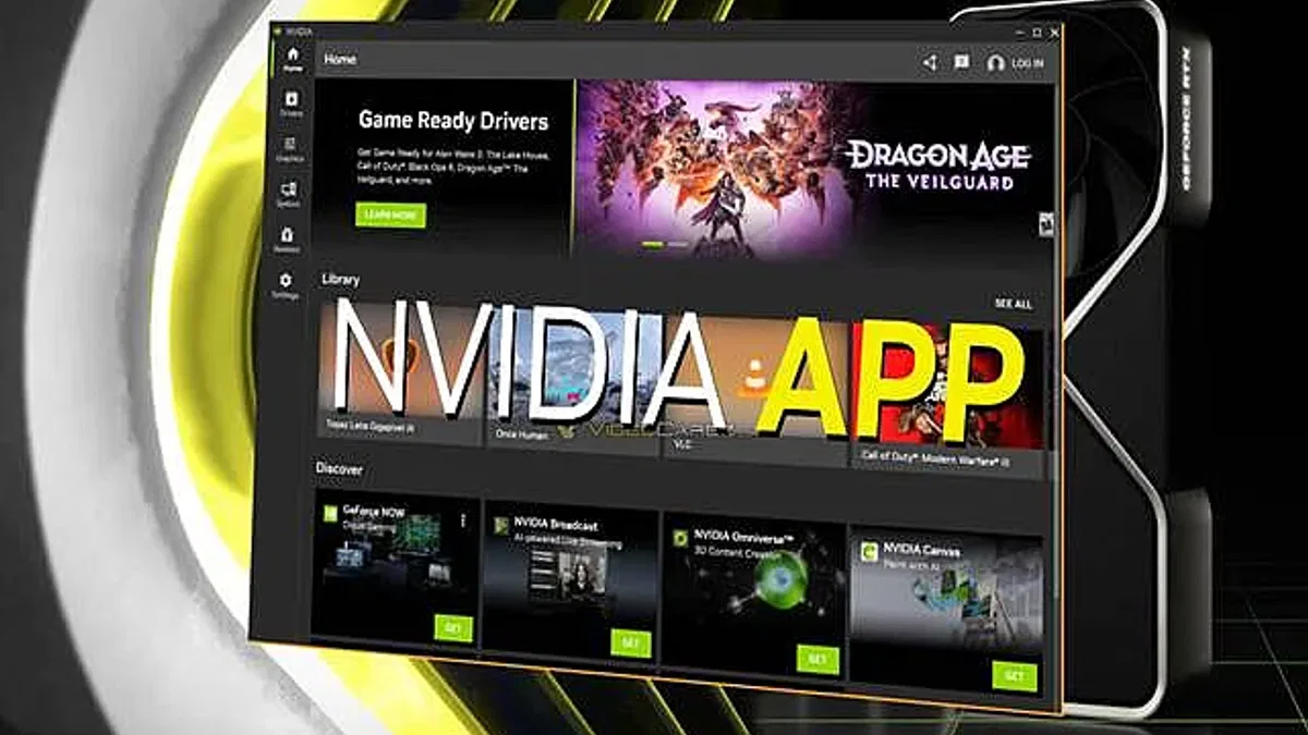 NVIDIA App Resmi Olarak Tanıtıldı