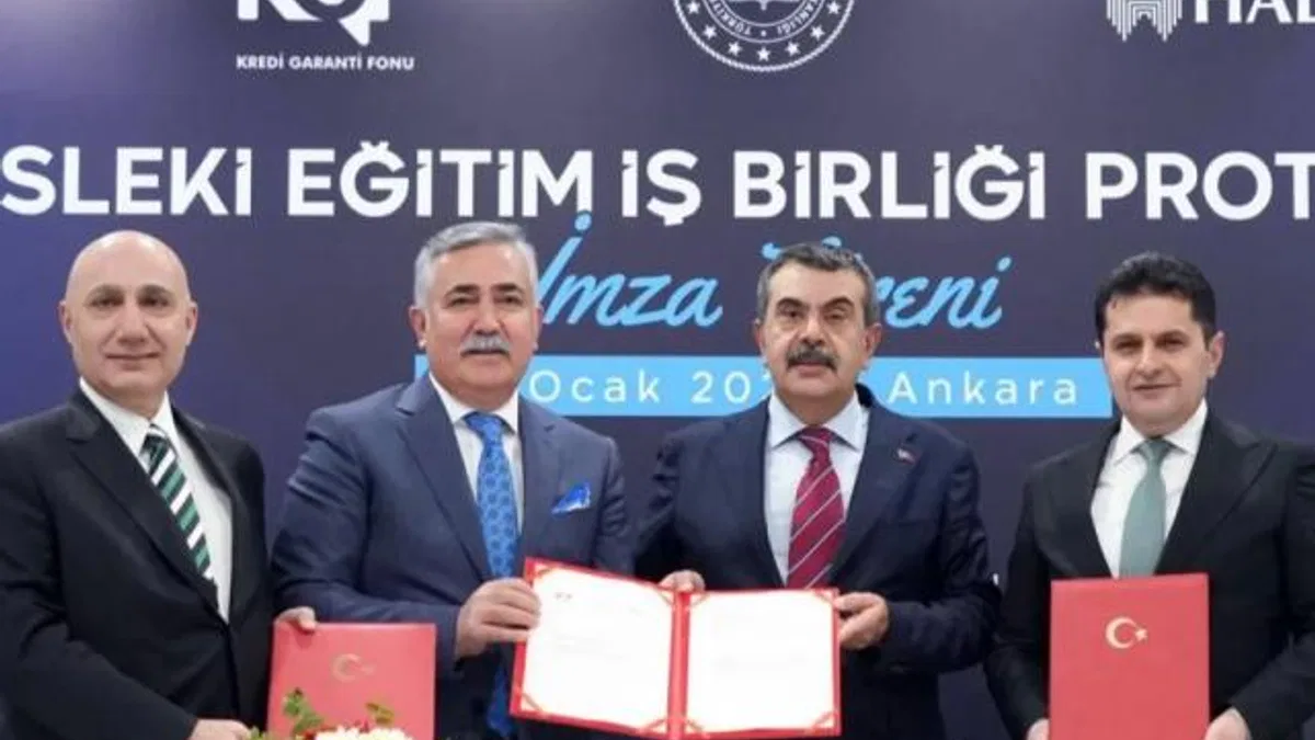 Mesleki eğitimde girişimcilik desteği... 3,7 milyar TL’lik protokol imzalandı