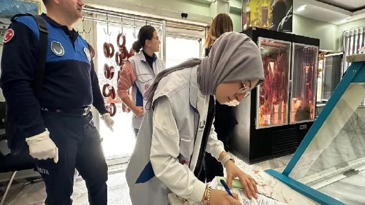 Manisa Soma'da kasaplara hijyen denetimi