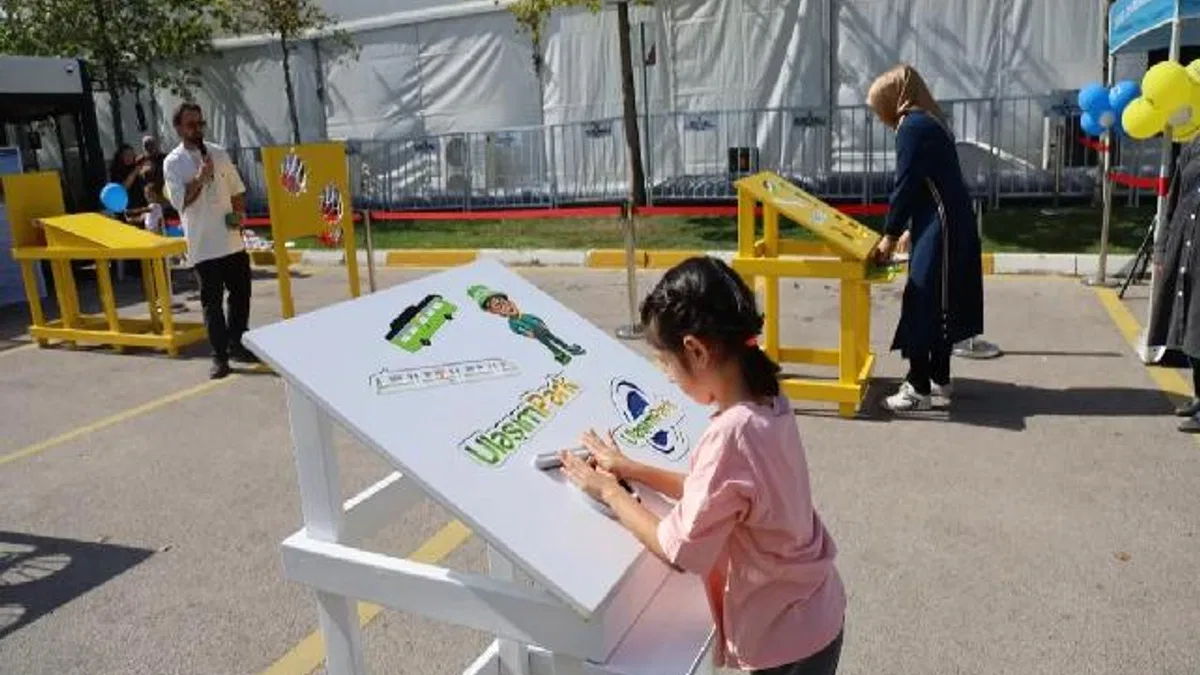 UlaşımPark standı miniklerin gözdesi oldu