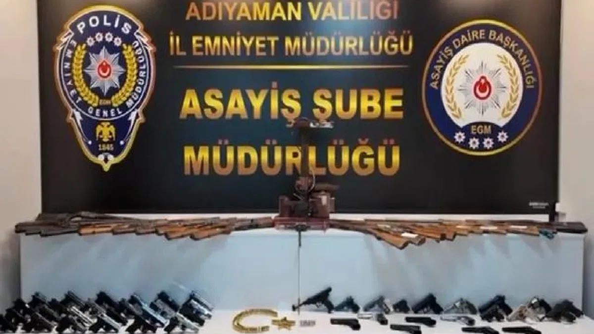 Adıyaman merkezli operasyon: 34 kişilik suç örgütü çökertildi