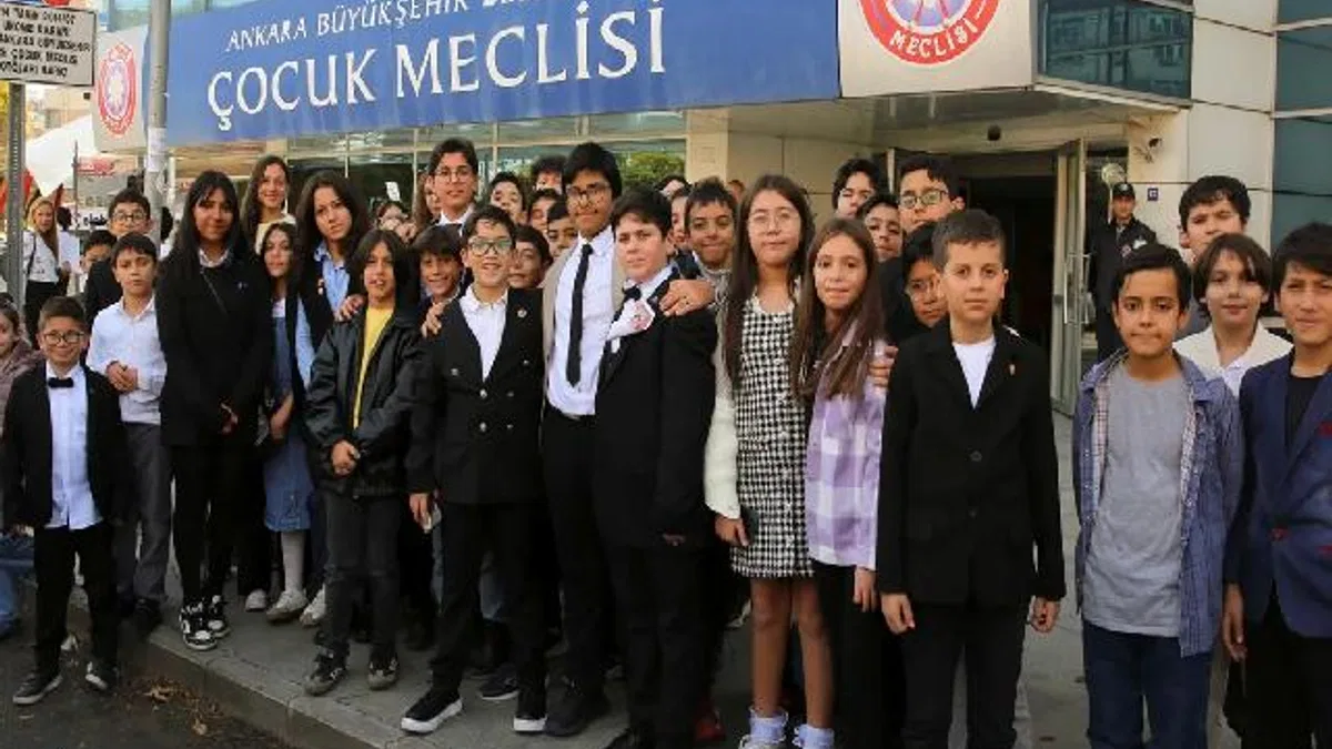Ankara’nın çocukları meclis başkanını seçti