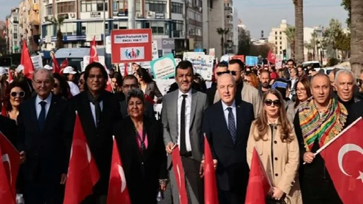Denizli’de Dünya Engelliler Günü’nde farkındalık yürüyüşü