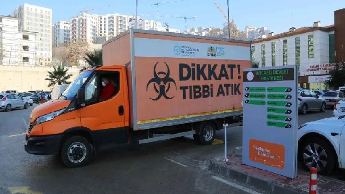Tıbbi atıkların bertarafı Kocaeli güvencesinde