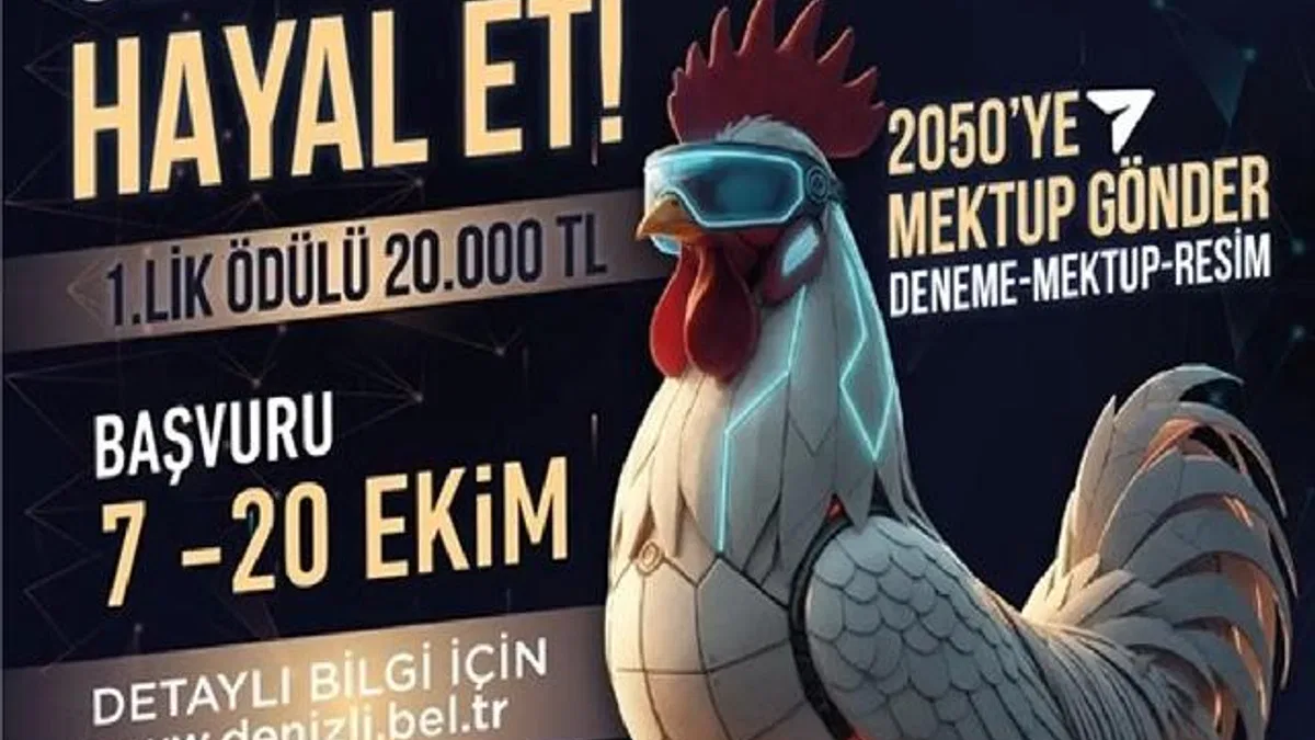 Denizli’de hayalini yaz, 20 bin TL kazan!