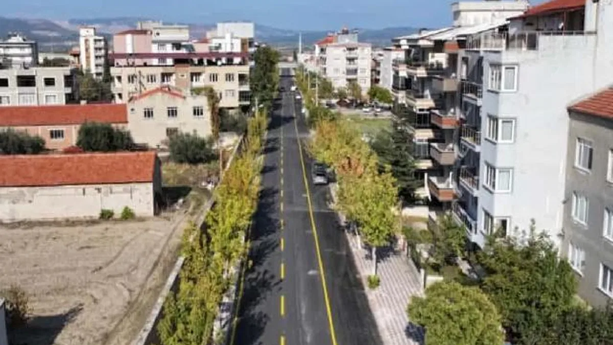 Manisa’da sıcak asfalt tamamlandı