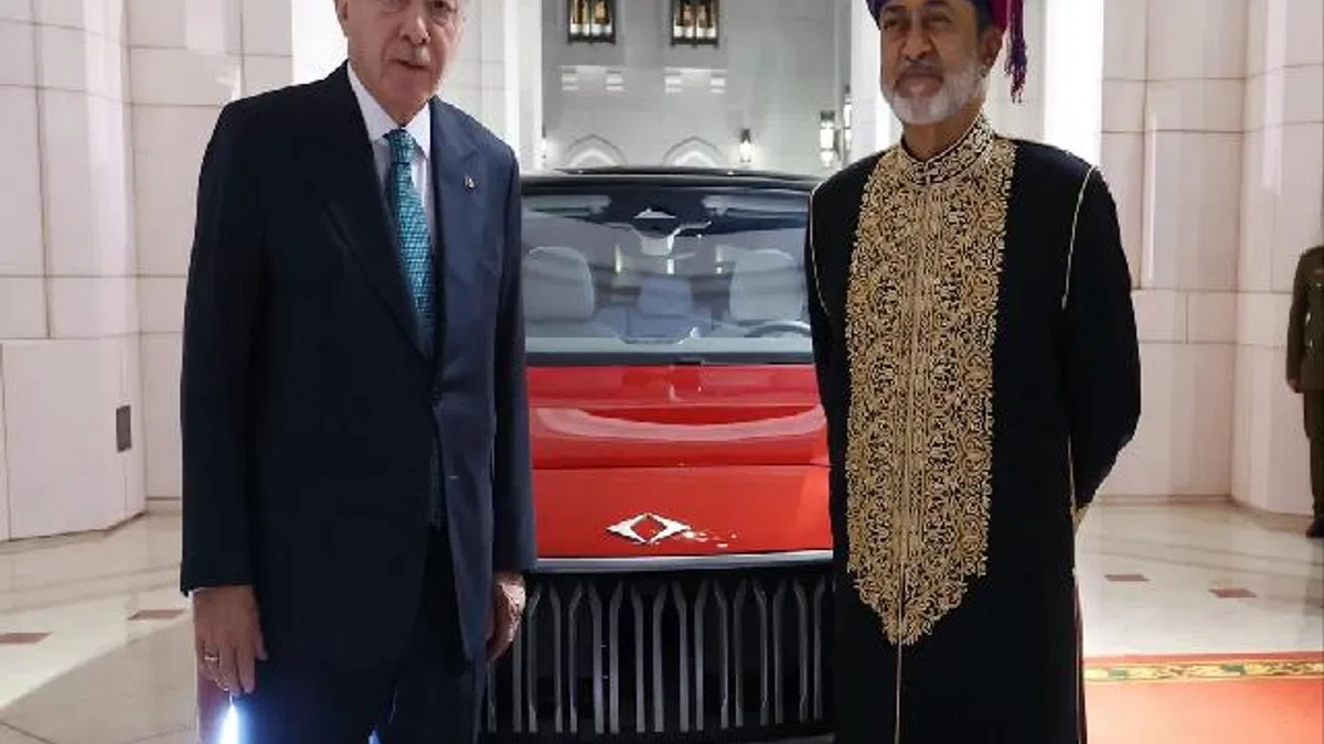 Bir Togg da Umman Sultanı'na