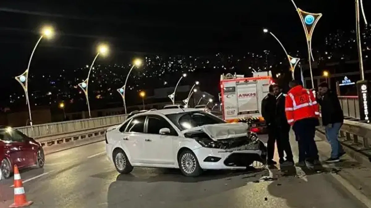 Kocaeli A Takımı’ndan kazaya ilk müdahale