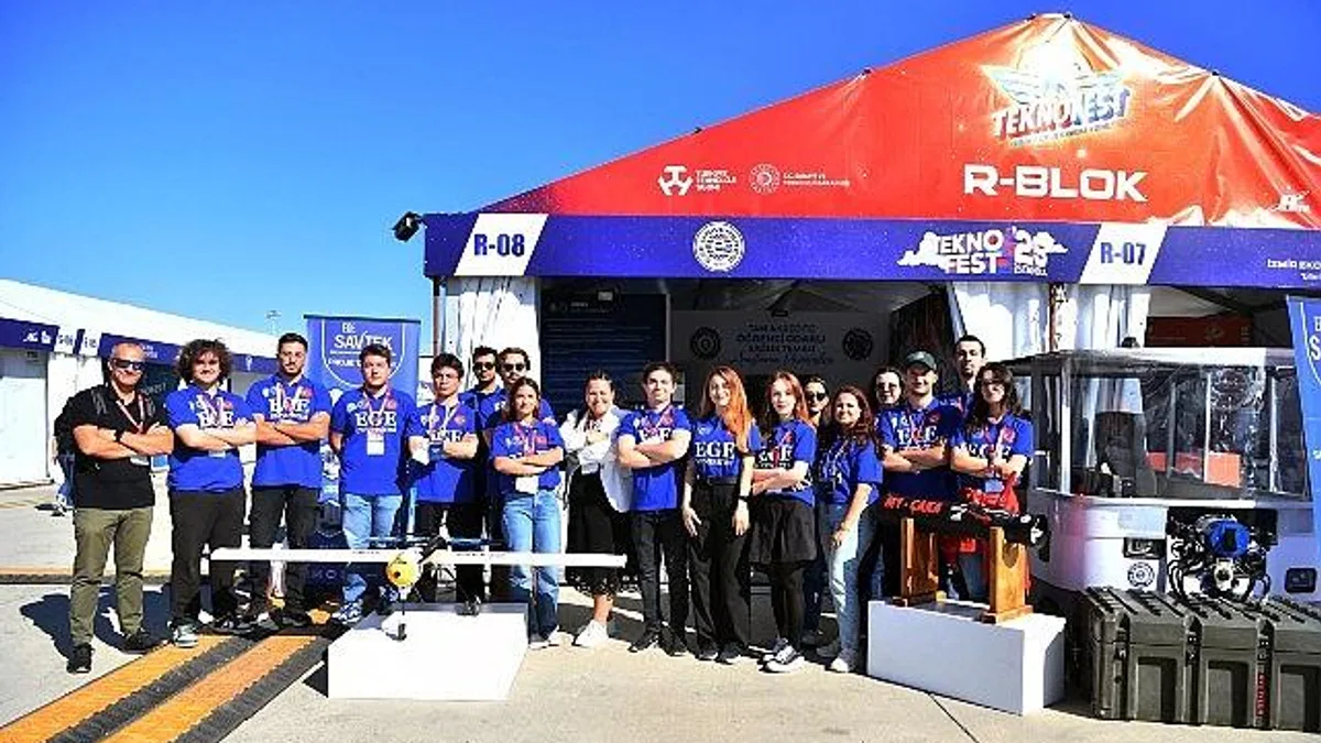TEKNOFEST İstanbul'da Ege Üniversitesi yoğun ilgi gördü