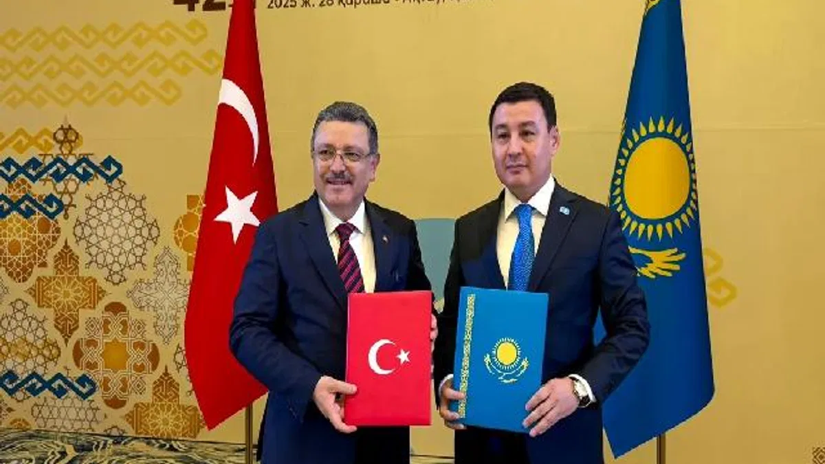 Trabzon'un yeni kardeş şehri Aktau oldu