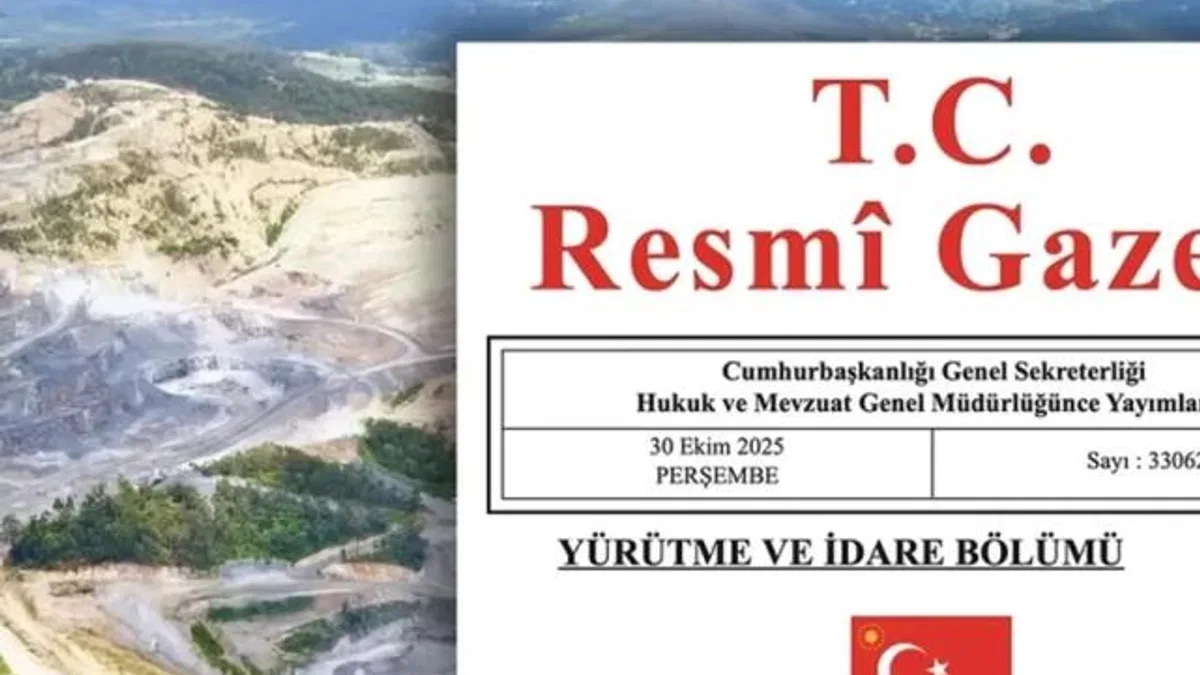 Yeni maden rehabilitasyon yönetmeliği yayımlandı