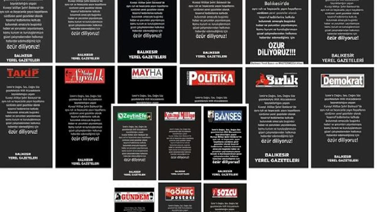 Balıkesir gazetelerinden tasarruf tedbirlerine farklı tepki!