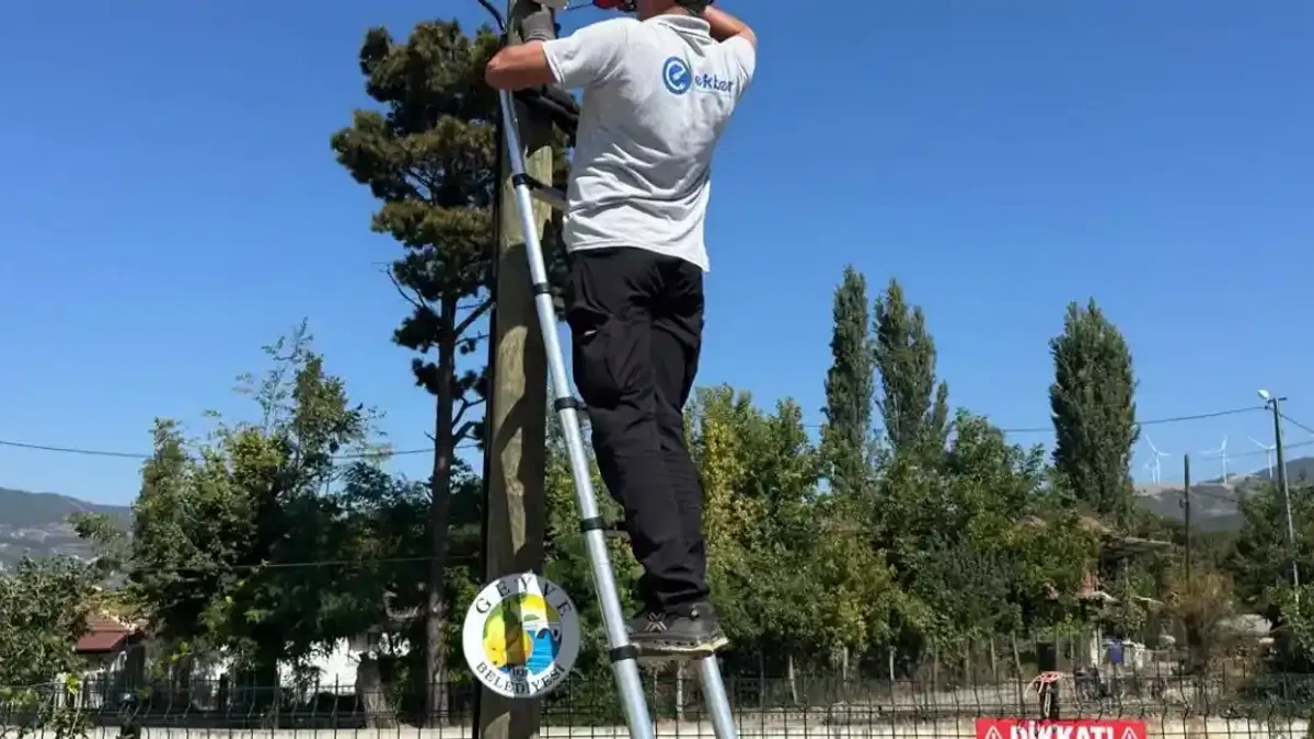 Sakarya Geyve'de parkların kameraları kayda başladı