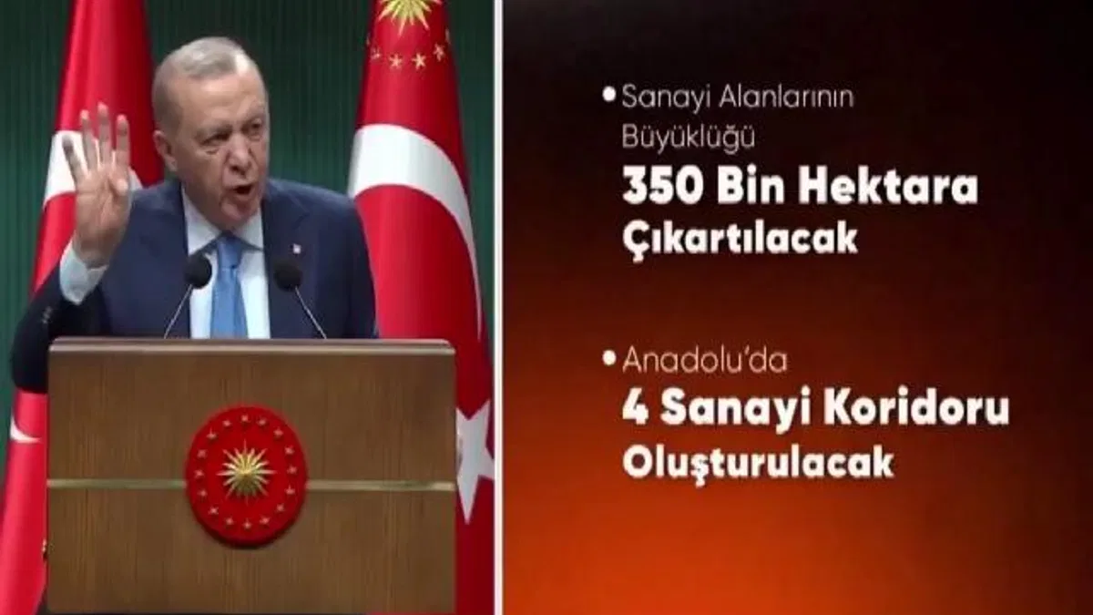 Kabine sonrası önemli mesajlar... Ekonomide 2028 hedefi 1,9 trilyon dolar... Anadolu'da 4 sanayi koridoru oluşturulacak