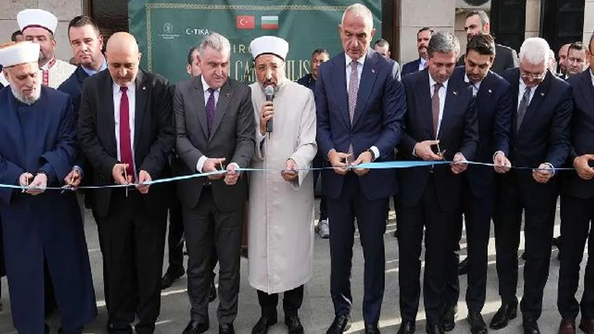 Bulgaristan'da Kırcaali Yeni Cami ve Külliyesi törenle açıldı