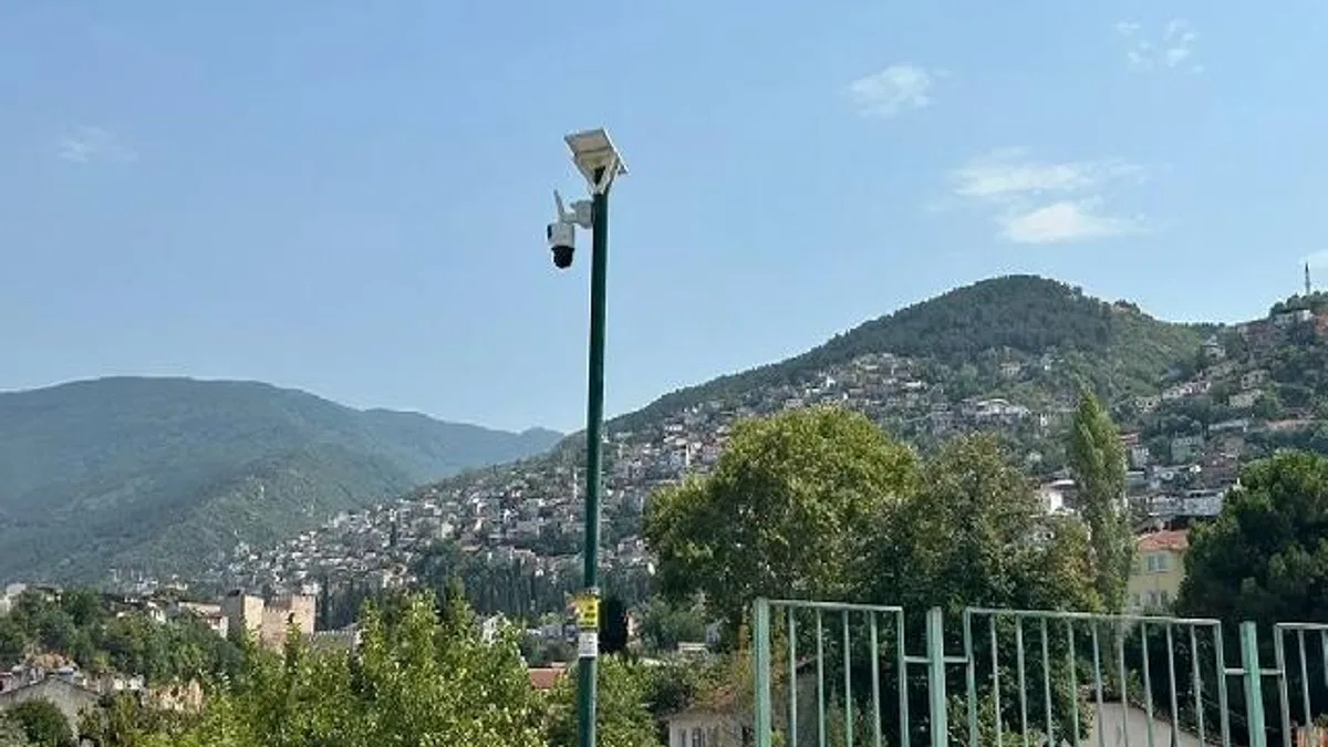 Bursa Osmangazi'de çevre kirliliğine kameralı önlem