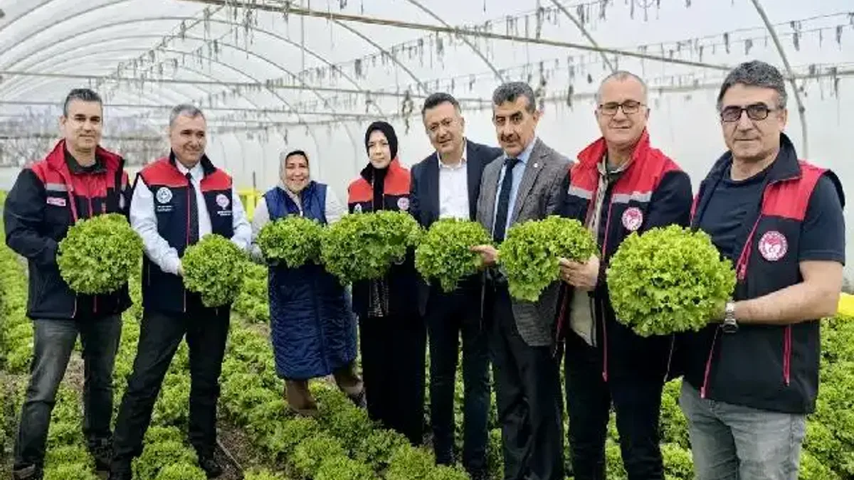 Bursa'da 'Yeşilliğe Özen Sofrada Güven' hasadı