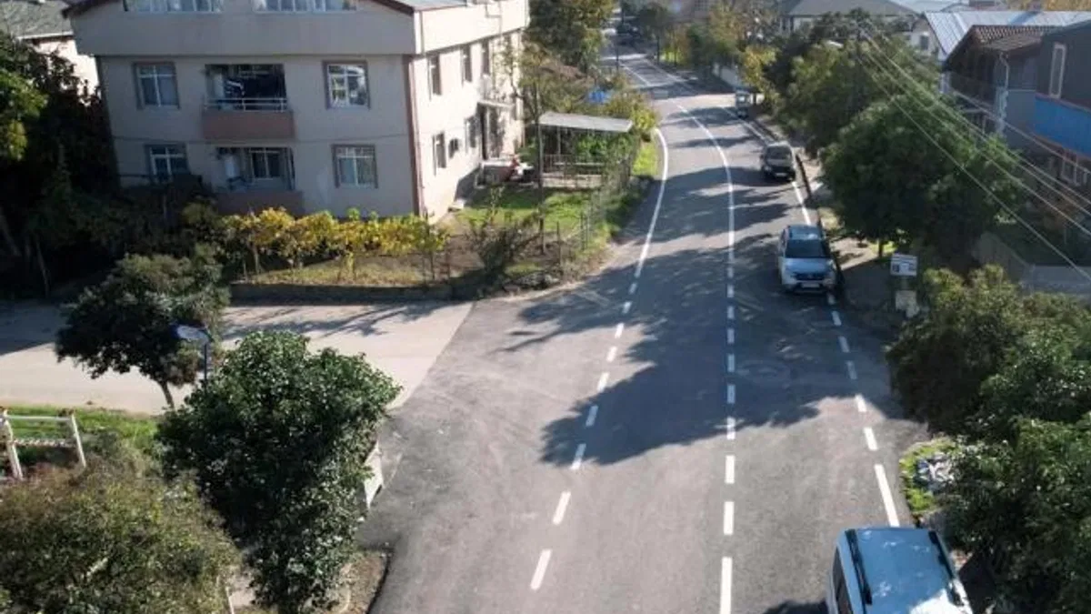Kocaeli'de Gölcük Bilgin Caddesi yeni yüzüne kavuştu
