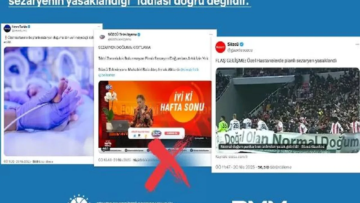 İletişim'den 'planlı sezaryen' iddialarına açıklama