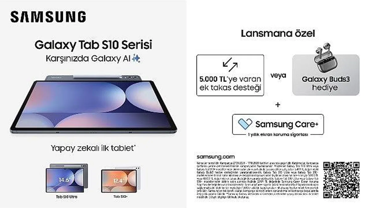 Samsung Galaxy Tab S10 Serisi tabletlerde özel kampanya başlattı