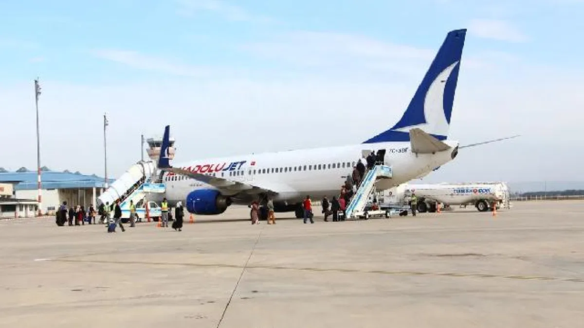 Bursa Yenişehir Havalimanı Eylül'de 19 bin yolcuya hizmet verdi