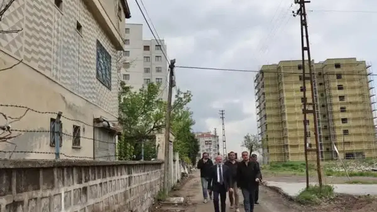 Kayseri Kocasinan'da model mahalle hedefiyle dönüşüm