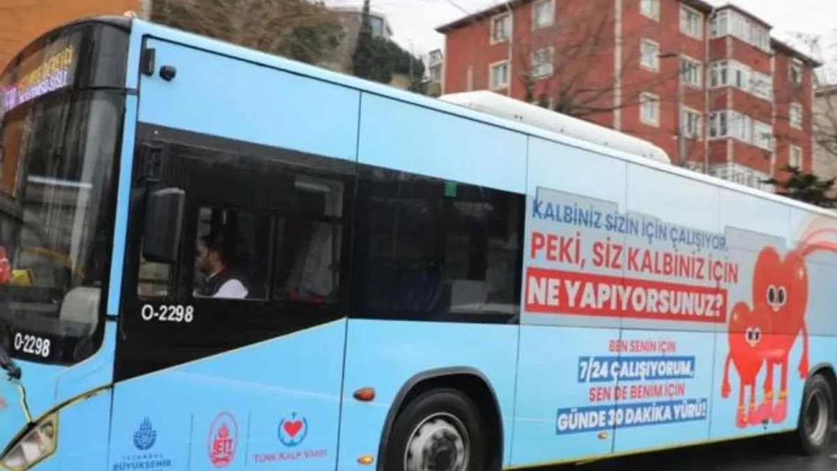 İETT'den kalp sağlığı farkındalık çalışması