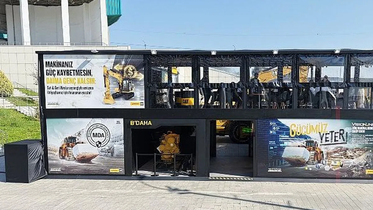 Borusan Cat, Marble İzmir Uluslararası Doğaltaş ve Teknolojileri Fuarı'nda sektör paydaşlarıyla buluştu