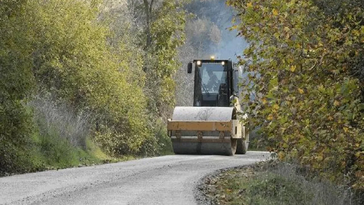 Balıkesir Büyükşehir'den Balya ve Gönen yolunda mesai