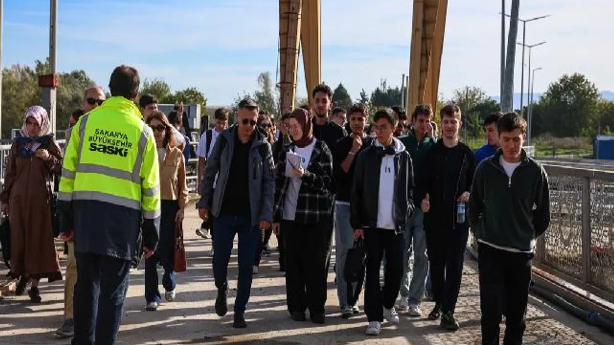 Geleceğin enerji uzmanları SASKİ’nin elektrik üretim tesislerini inceledi