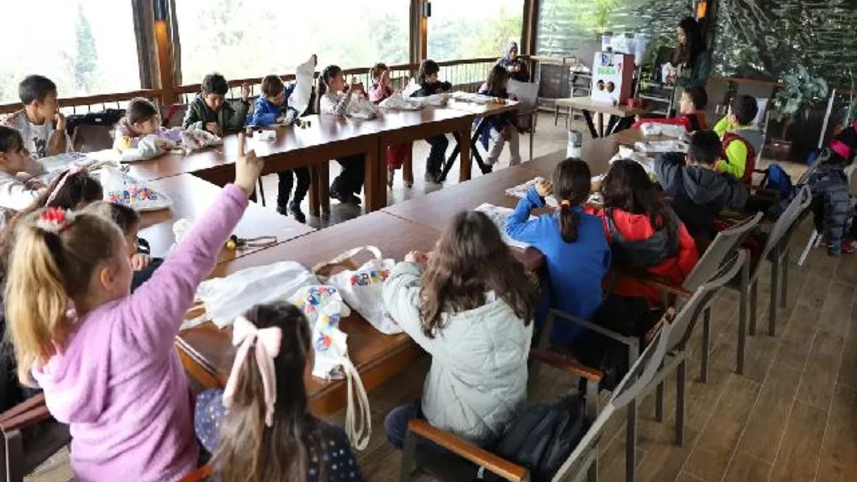 Minik kaşifler Leylek Göl Evi’nde