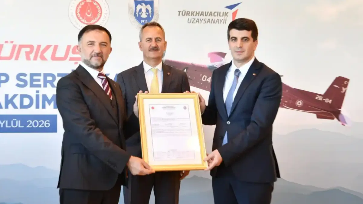 Türk havacılığında tarihi adım... HÜRKUŞ-II’ye Askeri Tip Sertifikası