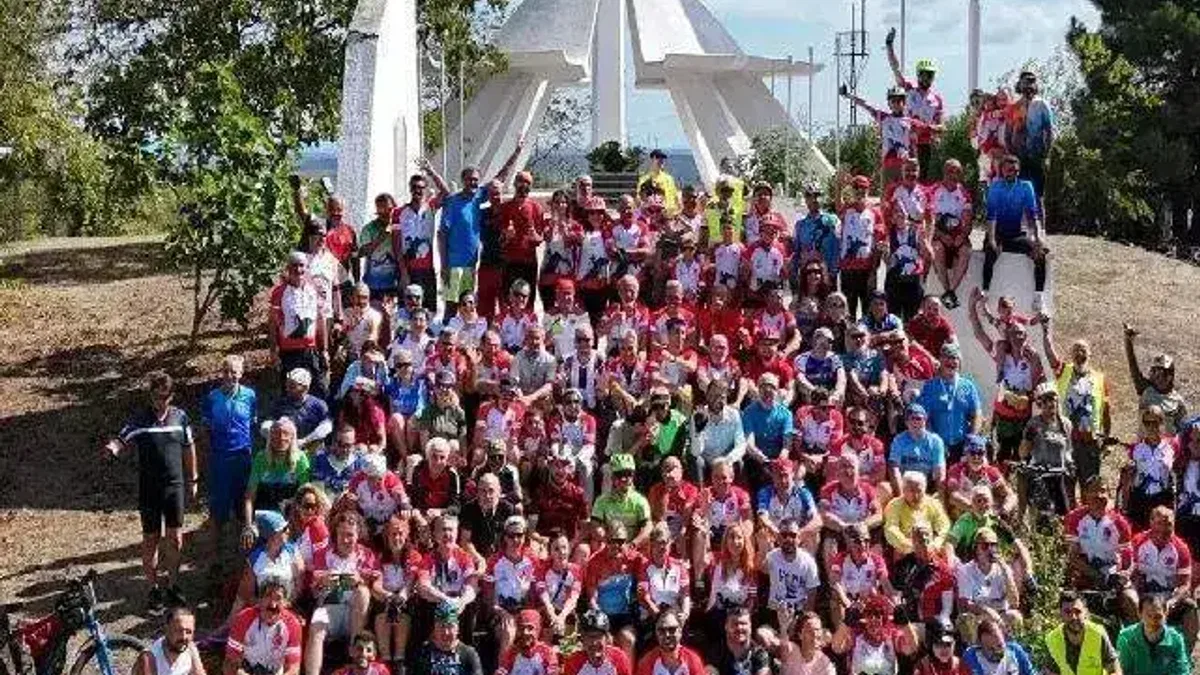 Kocaeli’de pedallar doğa, tarih ve Gazze için çevrildi