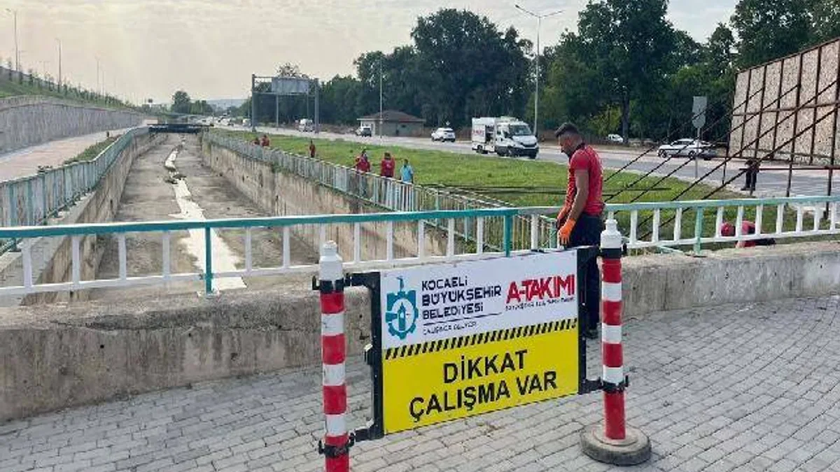 Kocaeli Stadı çevresinde hummalı çalışma