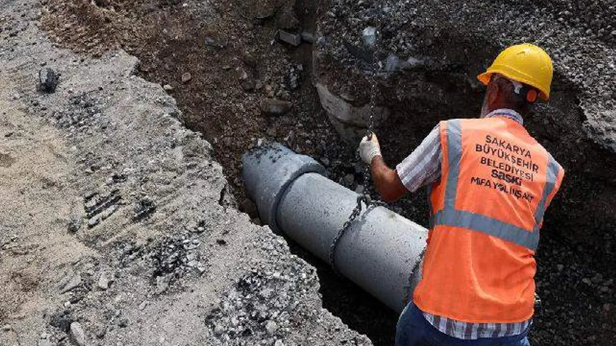 Sakarya Çukurahmediye’ye yeni atık su hattı