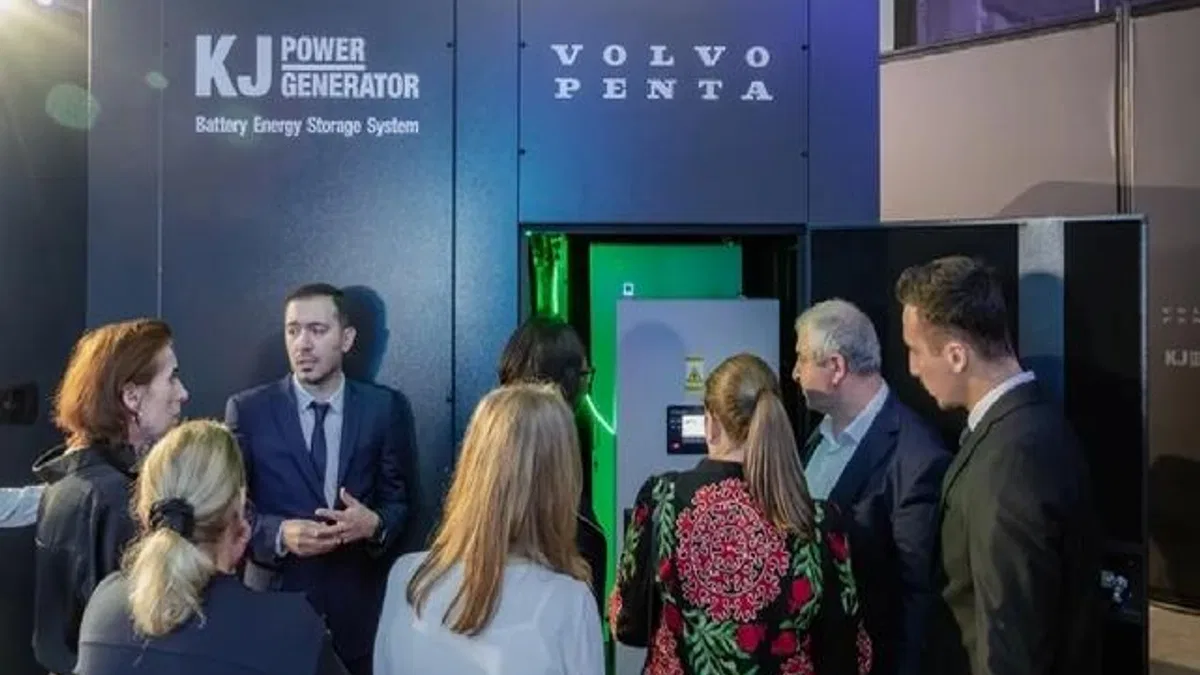 KJ PowerGenerator ve Volvo Penta'dan 540 kWh'lik yeşil enerji devrimi
