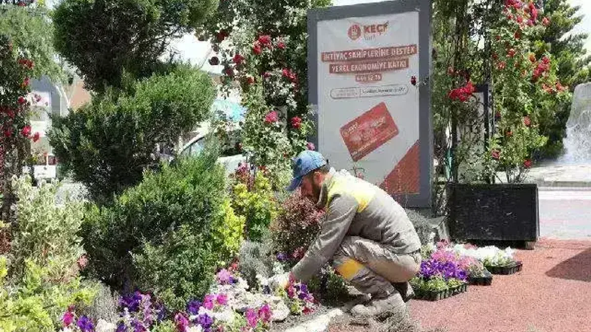 Ankara Keçiören’de parklara estetik dokunuş