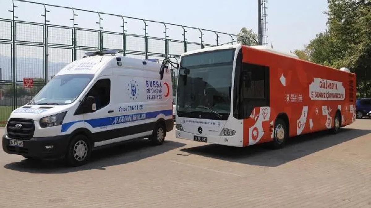 Bursa Büyükşehir'in ‘Sağlık Otobüsü’ devrede