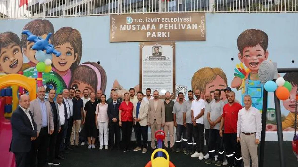 İzmit Belediyesi Mustafa Pehlivan’ın adını yaşatacağı parkı hizmete sundu