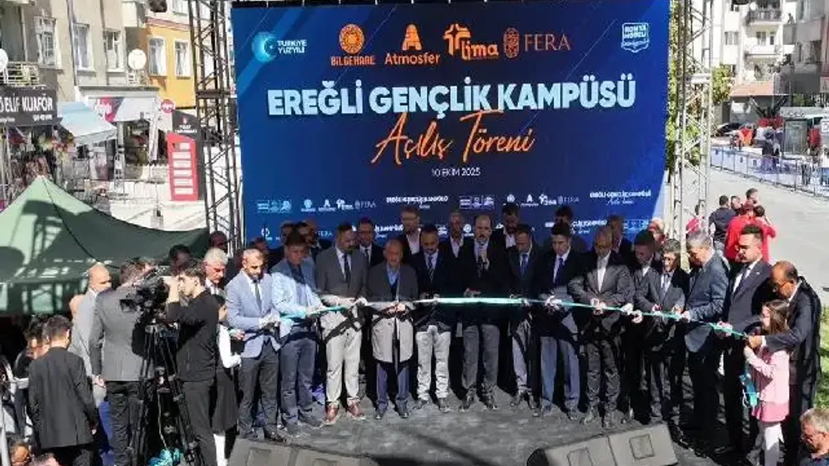 Konya Ereğli'de gençliğe yeni merkez