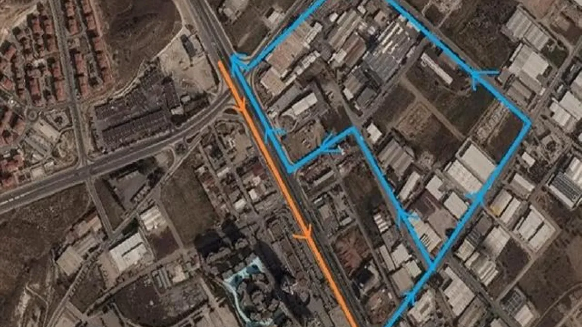 Denizli'de üst geçit çalışmalarında yeni etap