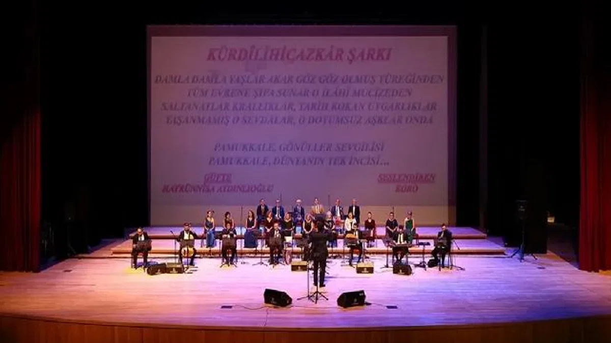Denizli’de “Pamukkale” ezgileri yankılandı