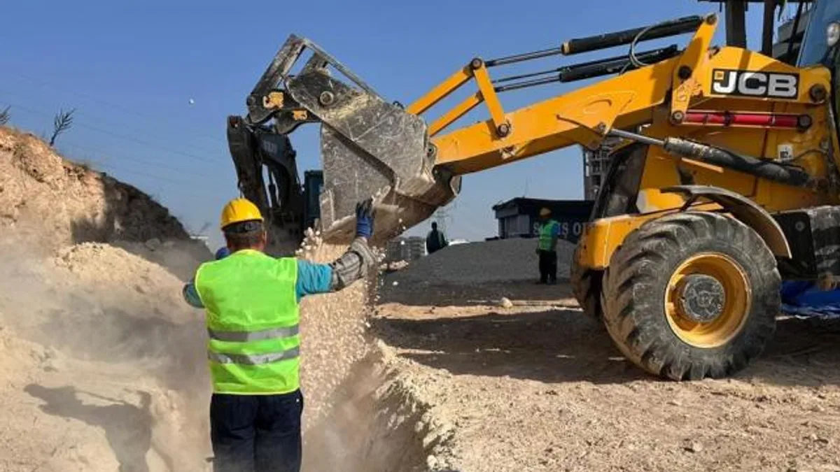 Gaziantep’te Gazitepe ve Sarısalkım’a yeni içmesuyu altyapısı