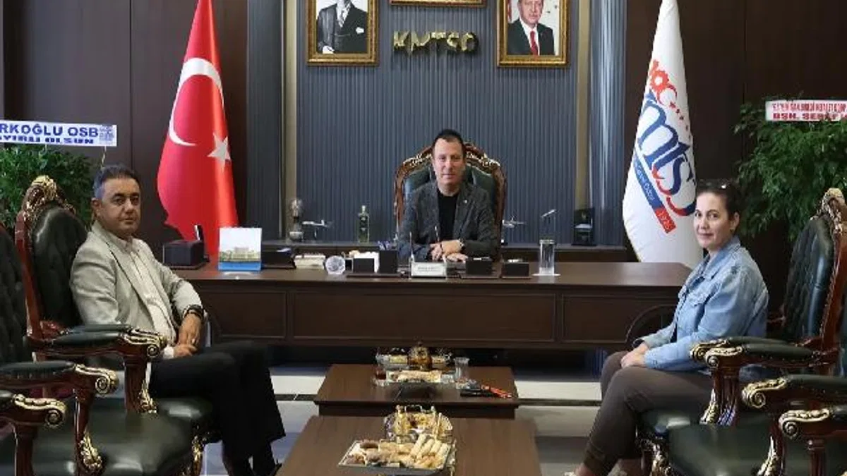 Başkan Çiçek’ten KMTSO Başkanı Buluntu’ya ziyaret