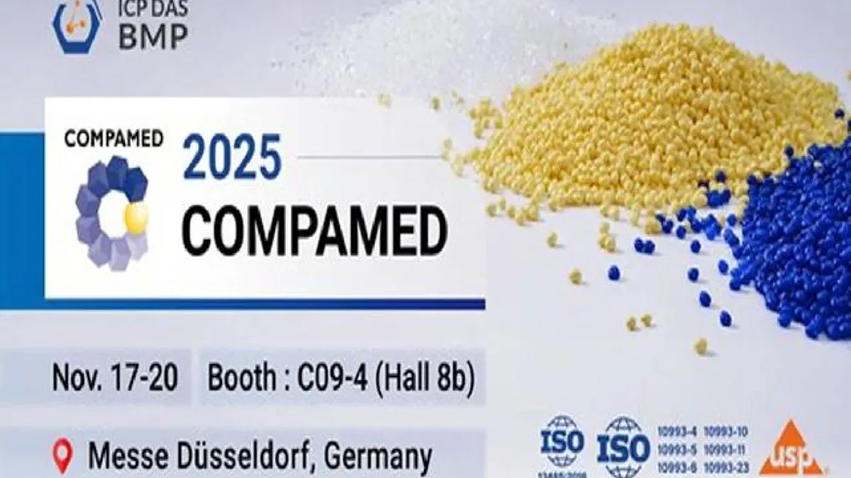 ICP DAS-BMP, COMPAMED 2025'te düşük migrasyonlu ve sürtünmeli TPU ile tıbbi malzeme performansını artırıyor