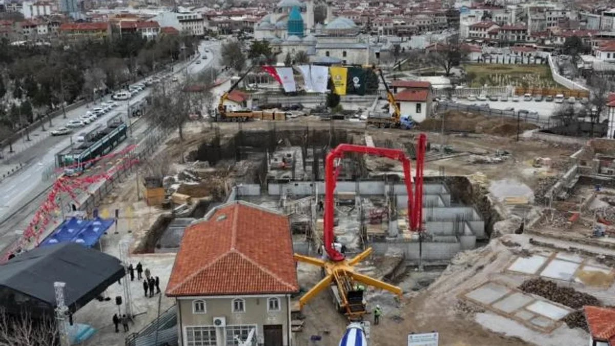 Konya Mevlevi Dergahı'nın temeli atıldı