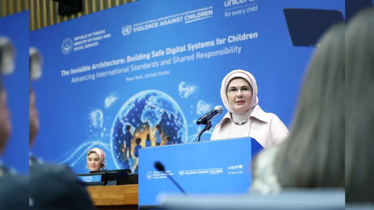 Emine Erdoğan: Dijital dünyada çocukların korunması için küresel standartlar gerekli