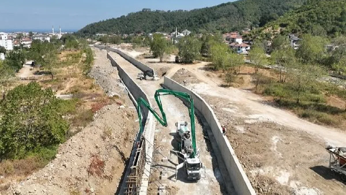 DSİ’den Yalova’ya taşkın koruması... Teşvikiye Deresi'nin ıslahı tamam