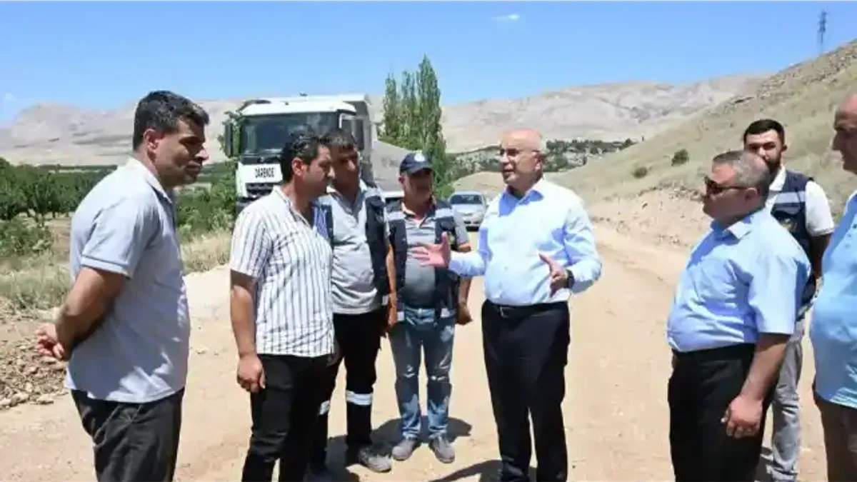 Malatya'da yol çalışmaları karayolları standardına ulaşıyor